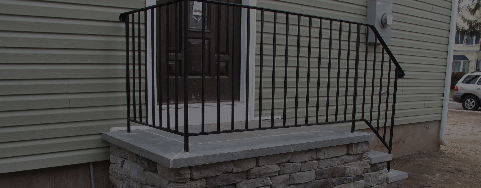 Custom iron railings for home